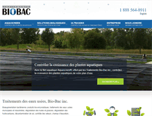 Tablet Screenshot of biobac.qc.ca